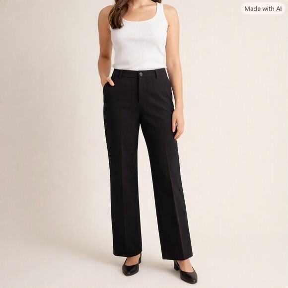 Lauren by Ralph Lauren Pants - Lauren Ralph Lauren Adelle Black Straight Pants Size 12